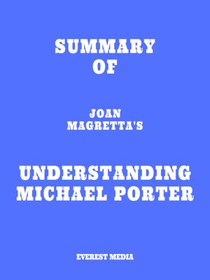 cover image of Summary of Joan Magretta's Understanding Michael Porter